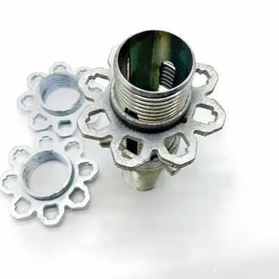 স্থিতিশীল বাঁধানো কাঠামো জন্য সুনির্দিষ্টভাবে প্রকৌশলী নমনীয় লোহা কাস্টম স্ক্যাফোল্ডিং নাট