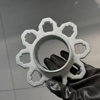 স্থিতিশীল বাঁধানো কাঠামো জন্য সুনির্দিষ্টভাবে প্রকৌশলী নমনীয় লোহা কাস্টম স্ক্যাফোল্ডিং নাট